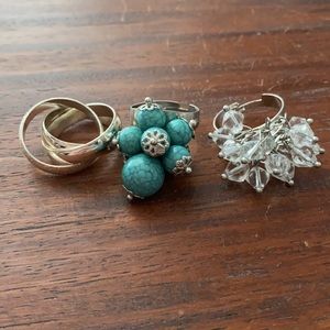 3 Statement Rings